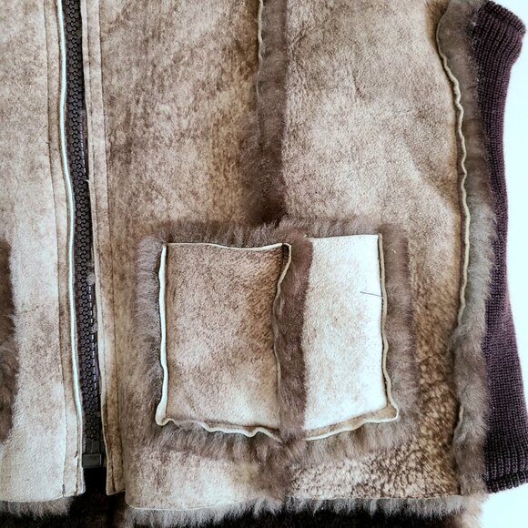 Wonderful World of Sheepskin unisex vest. - Picture 2 of 10